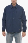 Woolrich Nylon Mountain Stroll Overshirt With Snap Buttons
