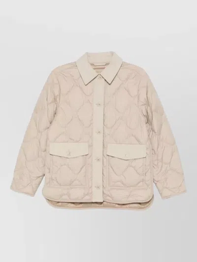 Woolrich Nylon Quilted Blouson Jacket Neutral Tone