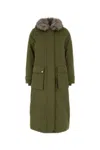 Woolrich Arctic Medium Parka In Olive
