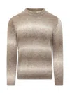 Woolrich Ombré-effect Knitted Jumper In Brown