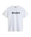 Woolrich Open-necked Black Shirt In White