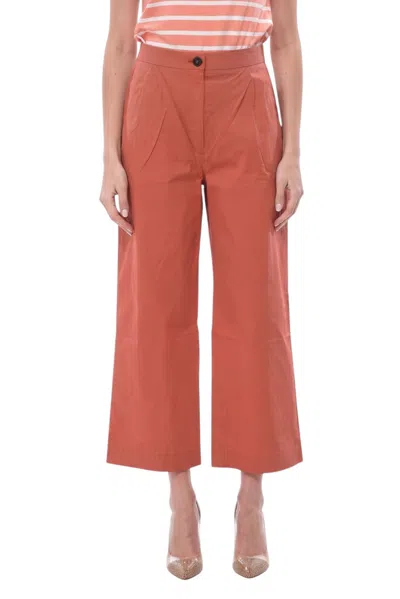 Woolrich Orange Straight Pleated Pants