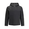 Woolrich Zippered Long-sleeved Casual Jacket In Black