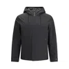 Woolrich Zippered Long-sleeved Casual Jacket In Black