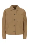 Woolrich Overshirt In Brown