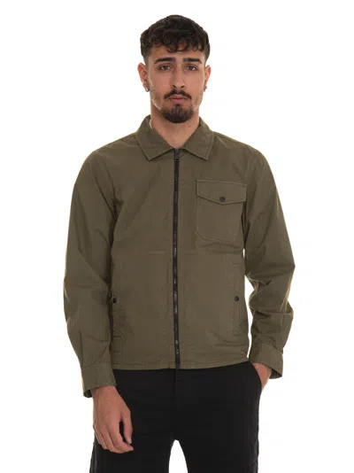 Woolrich Overshirt In Green