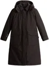 Woolrich Oversize Cape In Black