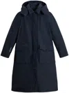 Woolrich Oversize Cape In Blue