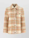 Woolrich Embroidered Wool Blend Oversize Jacket