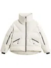 Woolrich Down Jacket In Windstopper Gore-tex In White