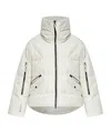 Woolrich High-neck Oversized Down Jacket In White