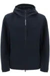 Woolrich Pacific Jacket In Tech Softshell In Blue