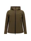 Woolrich Pacific Soft Jacket In Brown