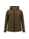 Woolrich Pacific Soft Jacket In Brown