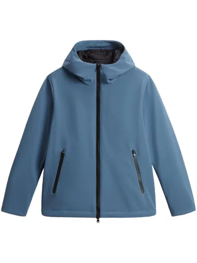 Woolrich Pacific Soft Shell Jacket In Blue