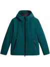 Woolrich Pacific Soft Shell Jacket In Green