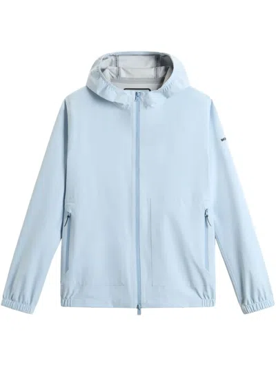 Woolrich Pacific Two Layers Kapuzenjacke In Blau