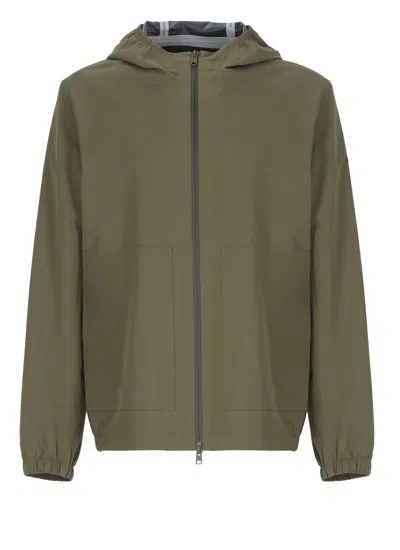 Woolrich Pacific Two Layers Jacket In Green