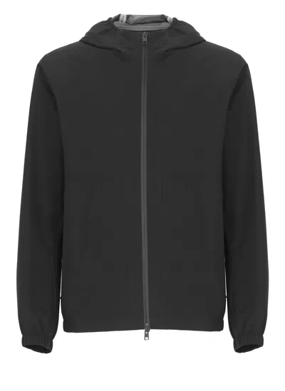 Woolrich Pacific Two Layers Jacket In Black