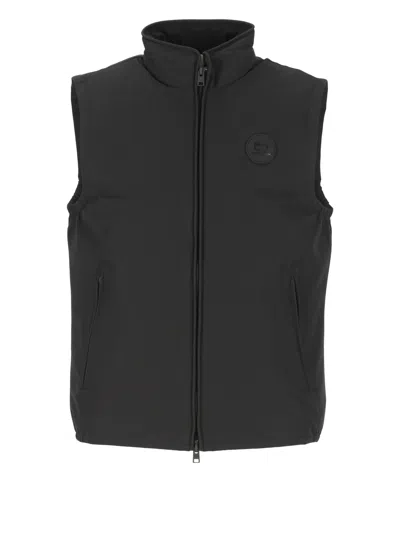 Woolrich Pacific Vest In Black