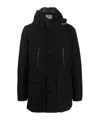 Woolrich Arctic Parka In Ramar Fabric In Black