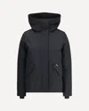 Woolrich Military Inspired Hooded Jacket In Black
