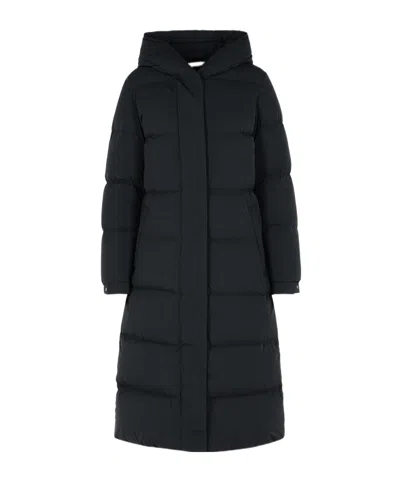 Woolrich Padded Madison Long Coat In Multi
