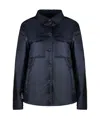 Woolrich Padded Overshirt Jacket In Black