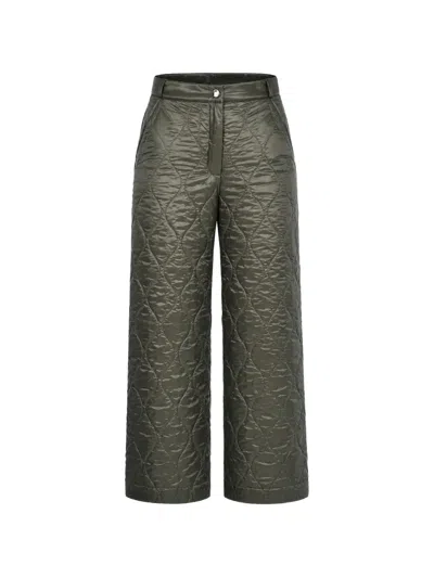 Woolrich Padded Quilted Trousers In Multi