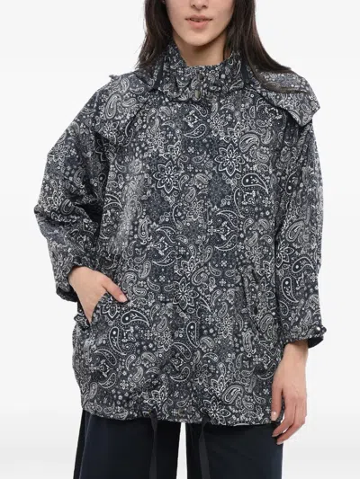 Woolrich Paisley-print Batwing-sleeve Jacket In Multi