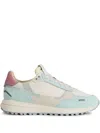 Woolrich Round Toe Low Top Sneakers With Vibram® Sole In Neutrals