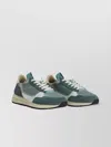 Woolrich Panelled Sneakers With Padded Ankle And Rubber Sole In Green