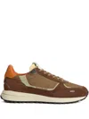 Woolrich Panelled Trainers In Brown