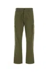 Woolrich Olive Green Cargo Pant In Green