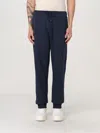 Woolrich Elasticated-waist Tapered Trousers In Blau