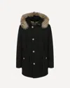 Woolrich Arctic Detachable Fur Parka Clothing In Black