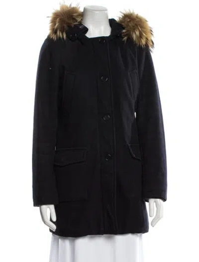 Pre-owned Woolrich Parka In Black