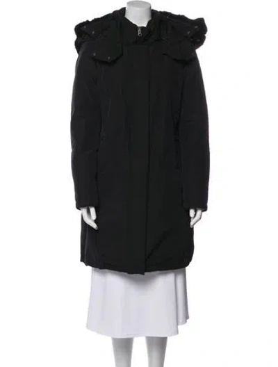 Pre-owned Woolrich Parka In Black