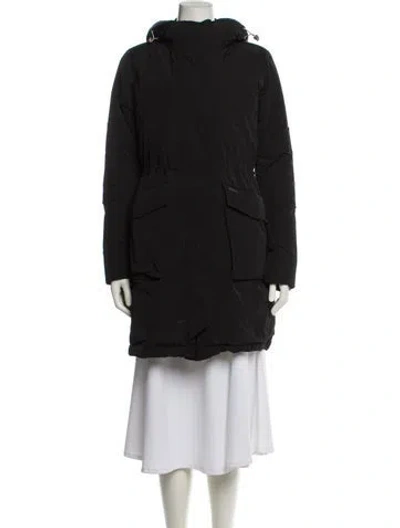 Pre-owned Woolrich Parka In Black