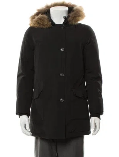 Pre-owned Woolrich Parka In Black