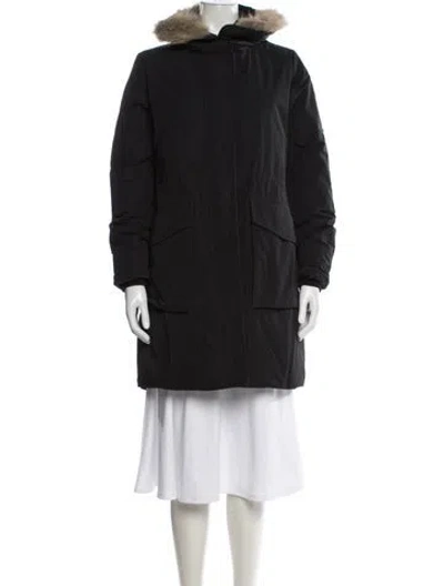 Pre-owned Woolrich Parka In Black