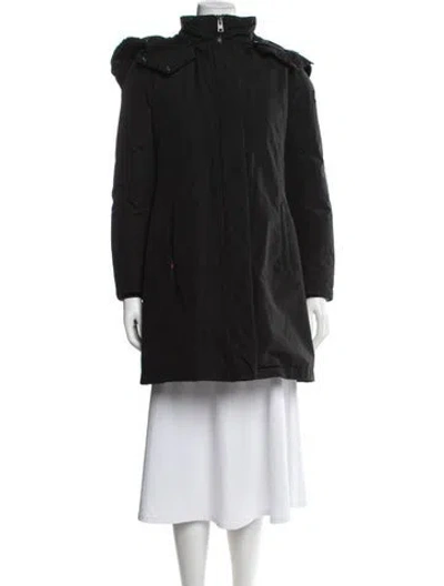 Pre-owned Woolrich Parka In Black