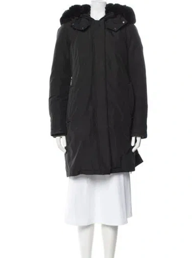 Pre-owned Woolrich Parka In Black
