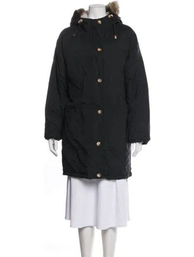 Pre-owned Woolrich Parka In Black