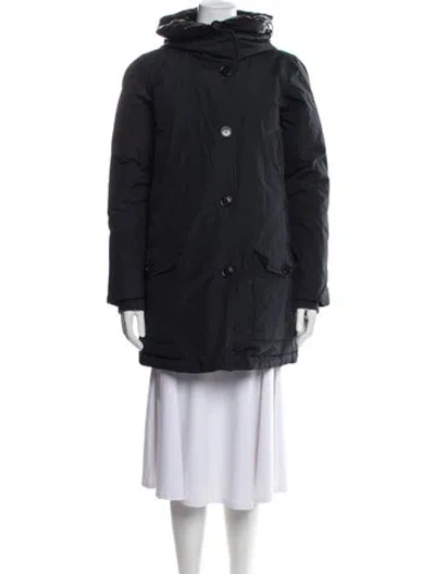 Pre-owned Woolrich Parka In Black