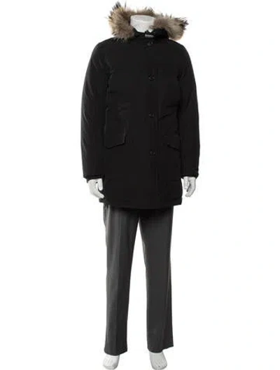 Pre-owned Woolrich Parka In Black