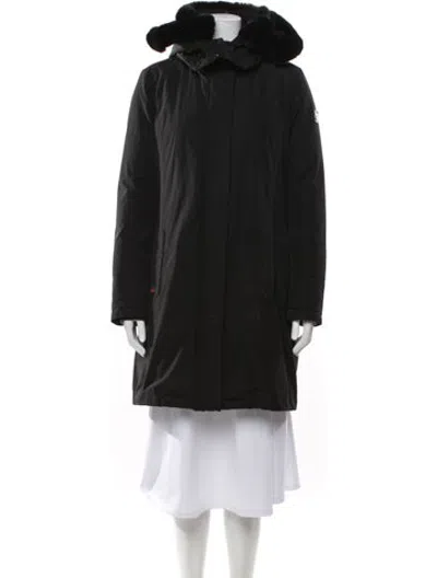 Pre-owned Woolrich Parka In Black