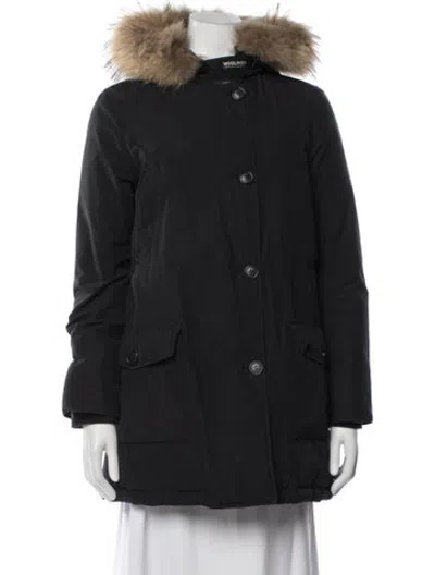 Pre-owned Woolrich Parka In Black