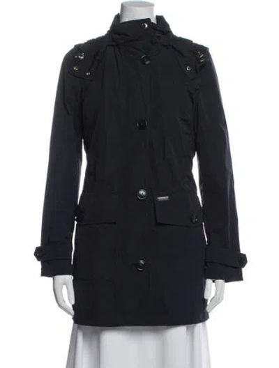 Pre-owned Woolrich Parka In Blue