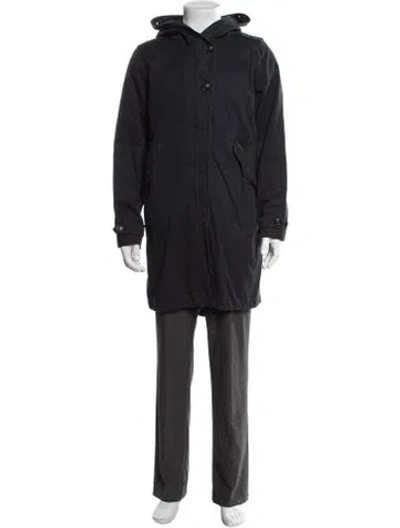 Pre-owned Woolrich Parka In Blue